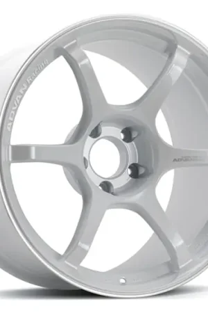 Instant Buy Advan RG-4 18x9.5 +45 5x100 Racing White Metallic and Ring Wheel