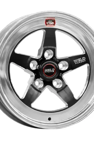 Weld S71 15x11.33 / 5x4.75 BP / 5.5in. BS Black Wheel (Medium Pad) - Non-Beadlock Crafted