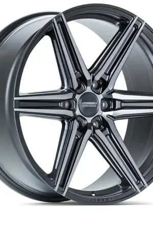 Vossen HF6-2 22x9.5 / 6x139.7- ET20 / Deep Face / 106.1 - Tinted Matte Gunmetal Wheel No Minimum Order