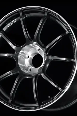 Buy Direct Advan RZIII 18x8.0 / +44 Offset / 5x114.3 BC / 73mm Bore / Black Gun Metallic & Diamond Cut