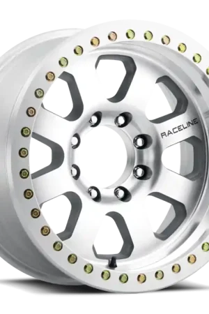 Save Now Raceline RT260M Avenger 20x10in / 6x139.7 BP / -38mm Offset / 107.95mm Bore- Machined Beadlock Wheel