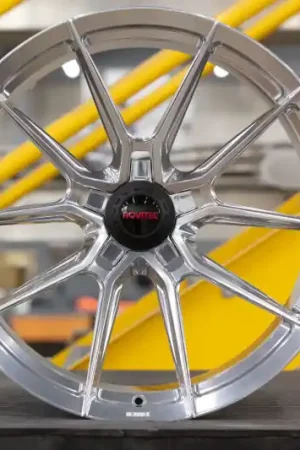 Vossen x Novitec NF10 21x12in - 5x114.3 BP - ET47 - Brushed Gloss Clear Ferrari 458 Rear Wheel Brand New