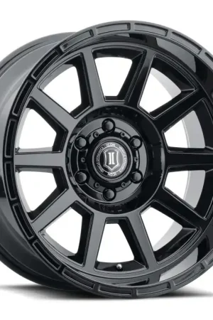 Professional Grade ICON Recoil 20x10 6x135 -24mm Offset 4.5in BS Gloss Black Wheel