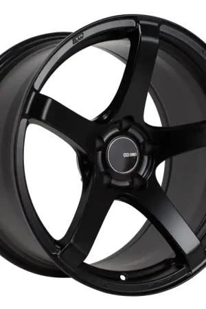 Direct From Factory Enkei Kojin 17x8 40mm Offset 5x114.3 Bolt Pattern 72.6mm Bore Dia Matte Black Wheel