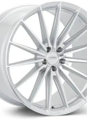 Must Have Vossen HFX-4 21x10.5 - 5x112 - ET25 - Deep - 66.5 - Silver Polished Wheel