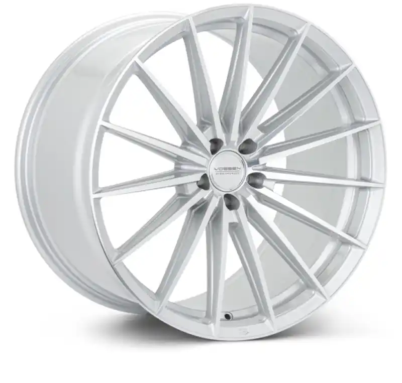 Must Have Vossen HFX-4 21x10.5 - 5x112 - ET25 - Deep - 66.5 - Silver Polished Wheel