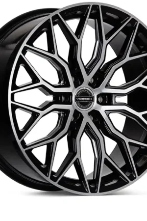 Vossen HF6-3 22x9.5 / 6x135 / ET20 / Deep Face / 87.1 - Brushed Gloss Black Wheel Top Rated