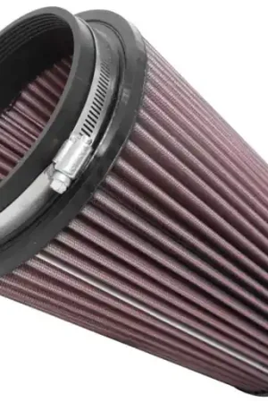 Worldwide Shipping K&N Universal Clamp-On Air Filter 5in FLG / 6-1/2in B / 4-3/8in T / 8-3/4in H