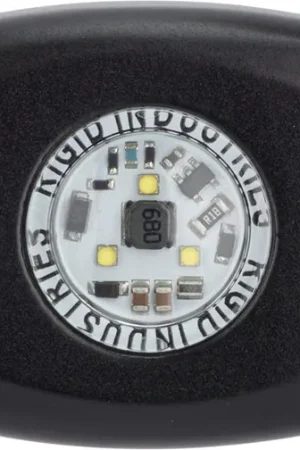 New Release A-Series LED Light, High Power, Amber, Black Housing, Single