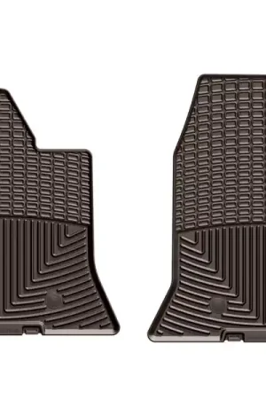 Buy Direct WeatherTech 2014+ Chevrolet Corvette Front Rubber Mats - Cocoa