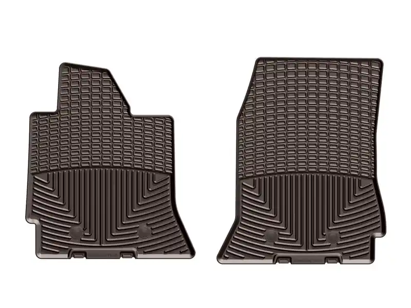 Buy Direct WeatherTech 2014+ Chevrolet Corvette Front Rubber Mats - Cocoa