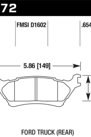 Limited Time Hawk 2012-2016 Ford F-150 / Full-Size Trucks and SUV - LTS Street Brake Pads