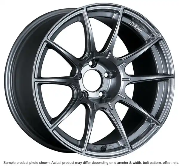 SSR GTX01 18x9.5 5x114.3 22mm Offset Dark Silver Wheel Evo 8 9 X / G35 / 350z / 370z Buy Today