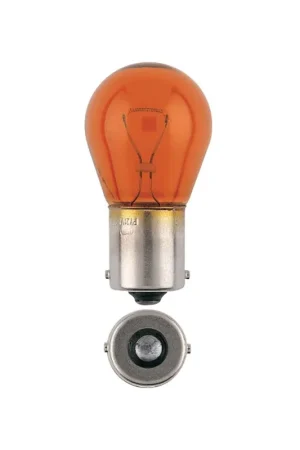 Narva 47383BL 12V 21W BA15S Amber Incandescent Globes - Twin Pack Order Now