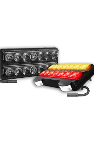 LED Autolamps 207BBARLP2 Set of Fully Submersible IP67 Rated 12V LED Boat Trailer Lamps Save Now