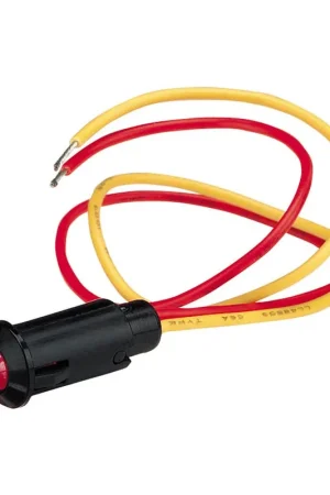 Popular Narva 62075BL 12 Volt Pilot Lamp Pre-WiRed With Red Led