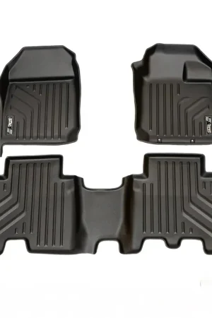 Maxliner Isuzu M-UX 2021+ MaxPro Floor Mats (Row 1 \\u0026 2) - MUX 21+ R12 (Pickup Only) Next Day Delivery