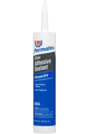 Top Rated Permatex Clear Rtv Silicone Adhesive Sealant 311G - 80855 - PX80855