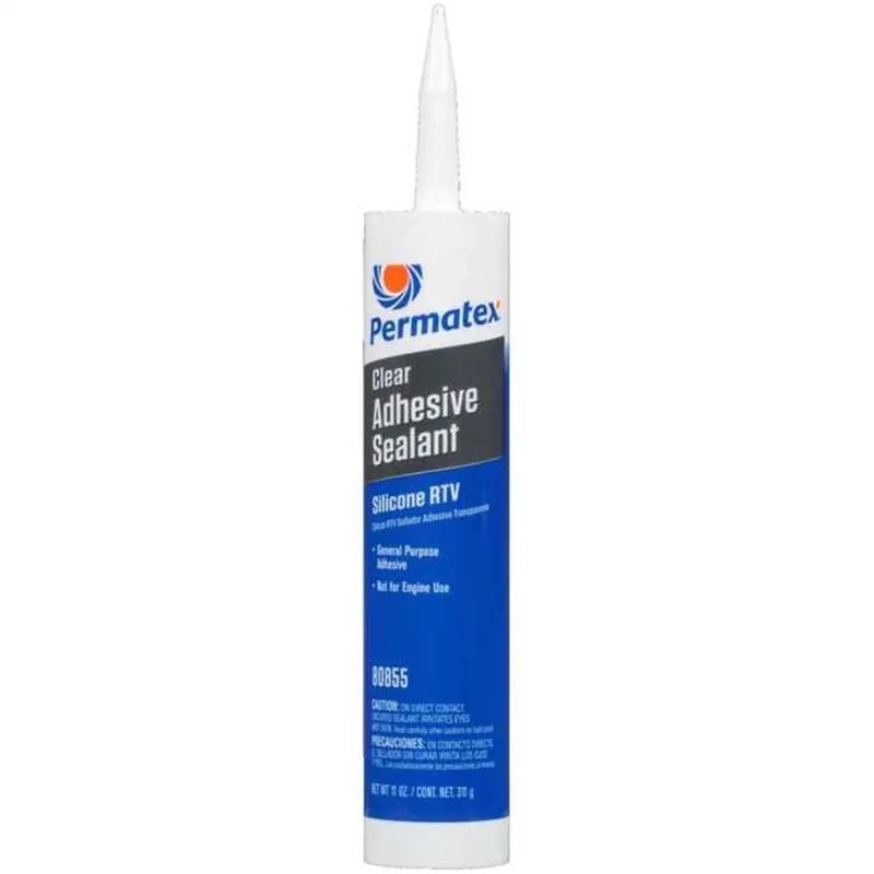Top Rated Permatex Clear Rtv Silicone Adhesive Sealant 311G - 80855 - PX80855