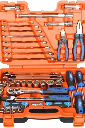 SP Tools Tool Kit in X-Case - 1\\/2 inch Dr - 60pc Metric\\/SAE - SP51205 (click \\u0026 collect only) Bargain