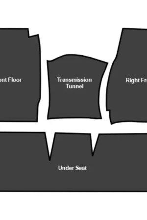 Sound Deadener for 1966 GMC I1000 Die Cut EVA Complete 4Pc Clearance