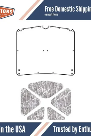 Markdown Hood Insulation Pad Heat Shield for 60-64 Chevrolet Corvair Under Cover Smooth