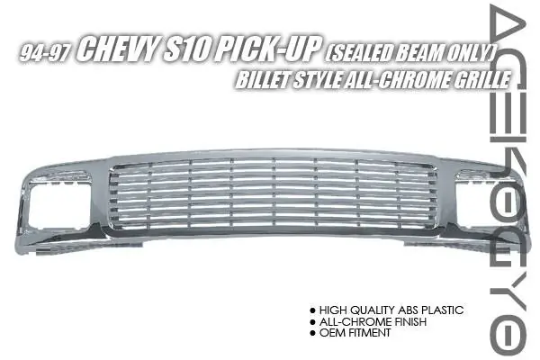 Billet Style Grille Chrome Luxury