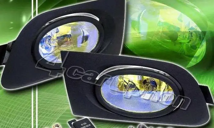 Fast Shipping Black Housing Yellow Fog Lights