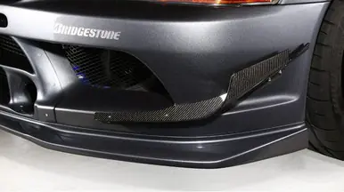 VARIS FRP CANARD SET SUPER TAIKYU VER FRONT BUMPER FOR 2005-07 MITSUBISHI EVO IX [CT9A] VAMI-144 Next Day Delivery