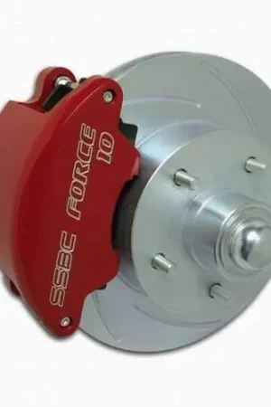 Grab Now SSBC Non-Power Drum To Disc Brake Conversion Kit with Force 10 Extreme 4 Piston Aluminum Calipers - Front - A137-3A