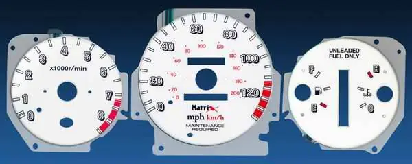 Viral Reverse Speed Glo Gauges - 11065