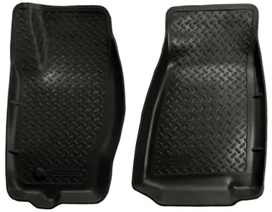 Exclusive Husky Liners 05-10 Jeep Grand Cherokee/Commander Classic Style Black Floor Liners - 30611