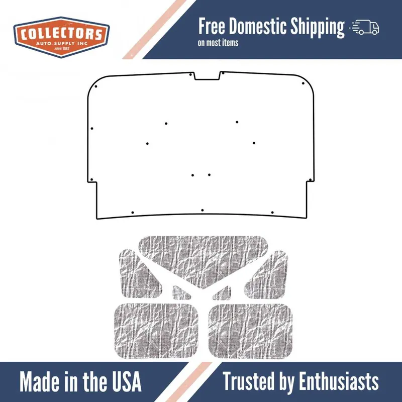 Professional Grade Hood Insulation Pad for 1967-72 Ford Truck F-100