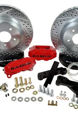 Bargain Baer Brakes 4301526CY-1X Baer Brakes 13" SS4 Front Brake Kit, Comp Yellow, Slot, Std. Studs