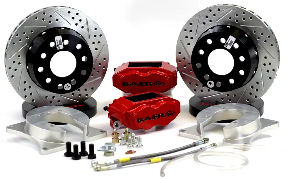 Baer Brakes 4142069CY-1 Baer Brakes 11" SS4+ Rear Brake Kit, Comp Yellow, Slot Top Pick