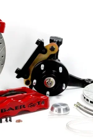 Editor’s Pick Baer Brakes 4301407GB-11 Baer Brakes 13" Track4 Front Brake Kit, Grabber Blue, Slot, ARP Studs