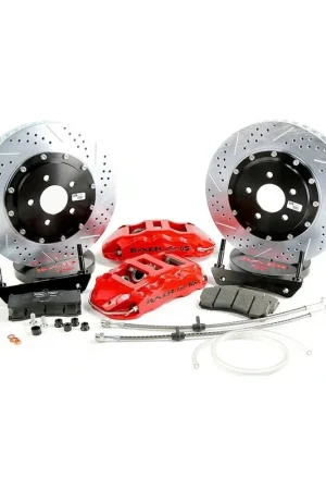 Baer Brakes 4301002FR Baer Brakes 14" Extreme+ Front Brake Kit, Fire Red, SDZ Final Sale