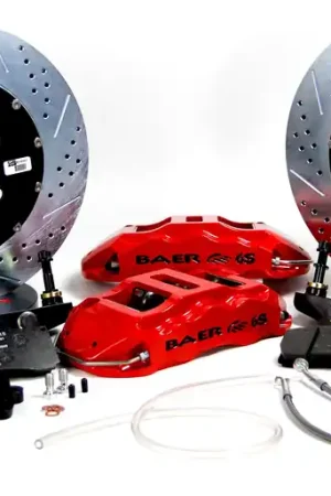 Trending Baer Brakes 4302401R-1 Baer Brakes 14" Extreme+ Rear Brake Kit, Red, Slot