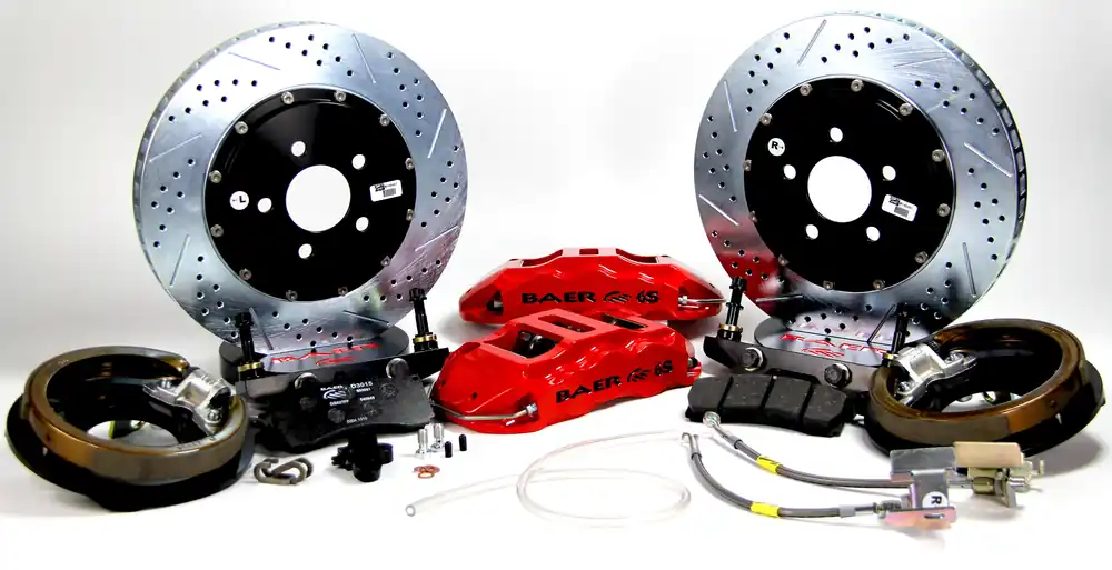 Trending Baer Brakes 4302401R-1 Baer Brakes 14" Extreme+ Rear Brake Kit, Red, Slot