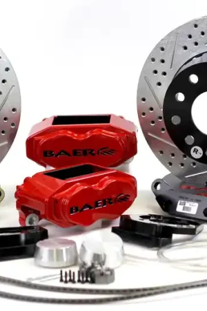 Mega Sale Baer Brakes 4301433MG-11 Baer Brakes 11" SS4+ Front Brake Kit, Monster Green, Slot, ARP Studs