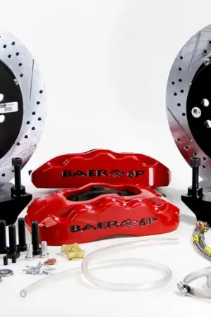 Free Shipping Baer Brakes 4262163R Baer Brakes 14" Pro+ Rear Brake Kit, Red, SDZ