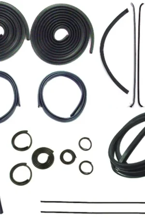 Door Seal Window Sweeps Upper Channel Kit for 1949-1950 Chevrolet/GMC Truck Modern