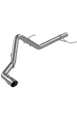 Low Price MBRP 3in Resonator Back Exhaust - 2021-2025 Ford F-150 3.5L Powerboost Hybrid - T304 - Single Side Exit - S5221304
