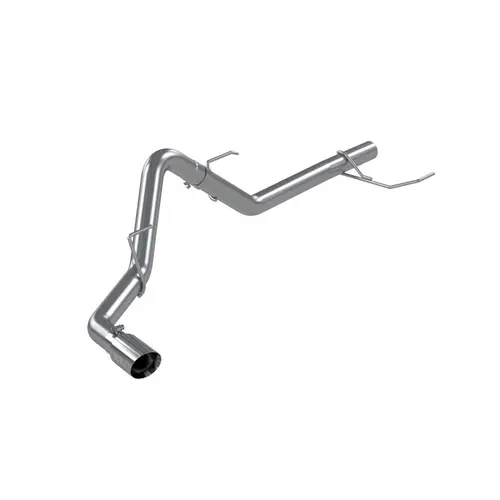 Low Price MBRP 3in Resonator Back Exhaust - 2021-2025 Ford F-150 3.5L Powerboost Hybrid - T304 - Single Side Exit - S5221304