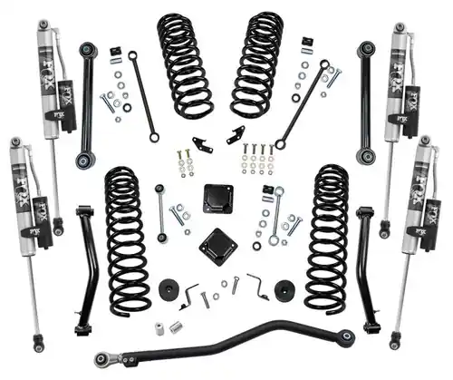 Next Day Delivery Superlift 2020-2023 Jeep Gladiator JT (NO Mojave) 4WD 4in Dual Rate Coil Lift Kit w/Fox 2.0 Res Shocks