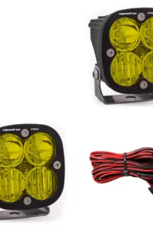 New Release Baja Designs Squadron Pro Series Driving Combo Pattern Pair LED Light Pods - Amber - 497813