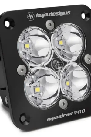 Baja Designs Squadron Pro Spot Pattern Black Flush Mount LED Light Pod - Clear - 491001 No Minimum Order