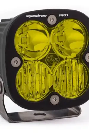 Hot Picks Baja Designs Squadron Pro Driving/Combo Pattern Black LED Light Pod - Amber - 490013