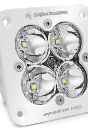 Editor’s Pick Baja Designs Squadron Pro Work/Scene Pattern White Flush Mount LED Light Pod - Clear - 491006WT