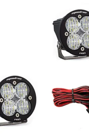 Authentic Baja Designs Squadron R Pro Wide Cornering Pair LED Light Pods - Clear - 597805